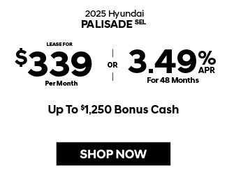 2025 Hyundai Palisade SEL offers