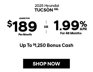 2025 Hyundai Tucson SEL offer