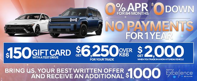 Brandon Hyundai - 0 APR 0 Down no payments for 1 year