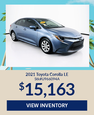 PRE-OWNED 2021 TOYOTA COROLLA LE
