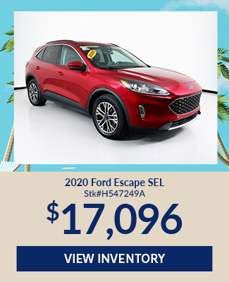 PRE-OWNED 2020 FORD ESCAPE SEL