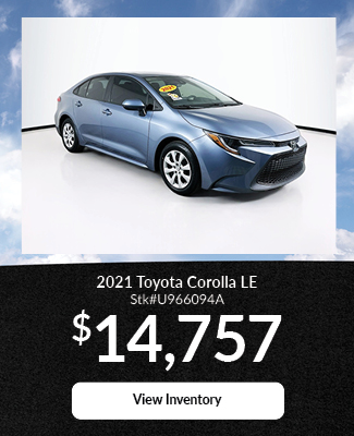 PRE-OWNED 2021 TOYOTA COROLLA LE