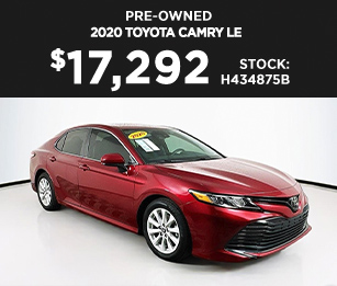 pre-owned Toyota Camry LE