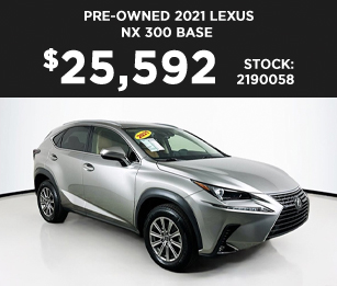 pre-owned Lexus NX 300