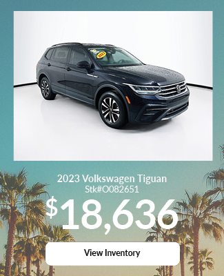 preowned Volkswagen Tiguan offer