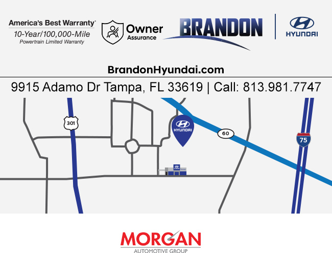 Map to Brandon Hyundai