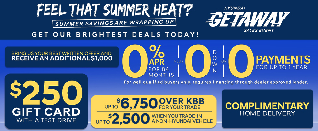 Feel that summer heat at Brandon Hyundai