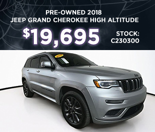 PRE-OWNED 2018 JEEP GRAND CHEROKEE HIGH ALTITUDE 