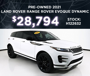 PRE-OWNED 2021 LAND ROVER RANGE ROVER EVOQUE DYNAMIC 