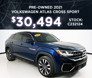 PRE-OWNED 2021 VOLKSWAGEN ATLAS CROSS SPORT