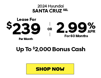 2024 Hyundai Santa Cruz SEL offer