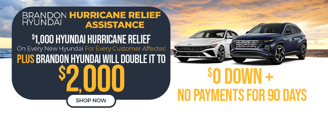 Brandon Hyundai Hurricane relief assistance