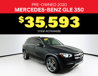 PRE-OWNED 2020 MERCEDES-BENZ GLE 350