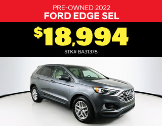 PRE-OWNED 2022 FORD EDGE SEL