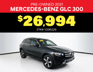 PRE-OWNED 2021 MERCEDES-BENZ GLC 300