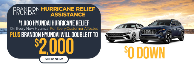 Brandon Hyundai Hurricane relief assistance