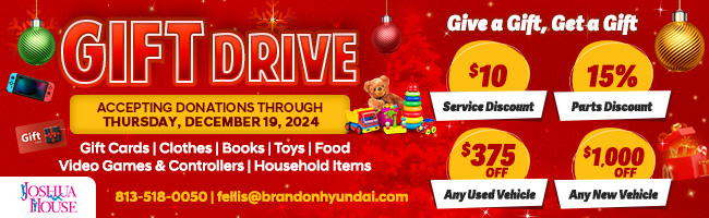 Brandon Hyundai Hurricane Gift drive