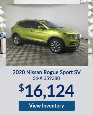 CERTIFIED PRE-OWNED 2020 Nissan Rogue Sport SV  offer