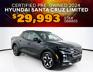 CERTIFIED PRE-OWNED 2024 HYUNDAI SANTA CRUZ LIMITED