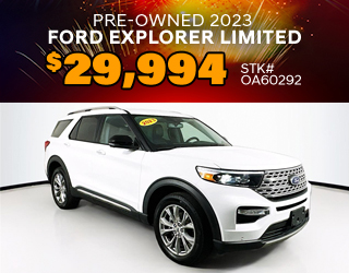 PRE-OWNED 2023 FORD EXPLORER LIMITED