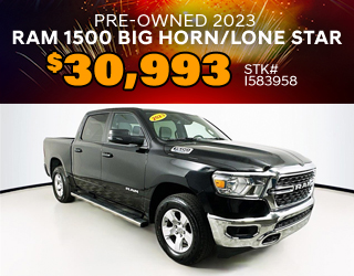 PRE-OWNED 2023 RAM 1500 BIG HORN/LONE STAR