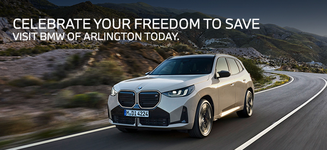 Celebrate your freedom to save visit BMW of Arlington today