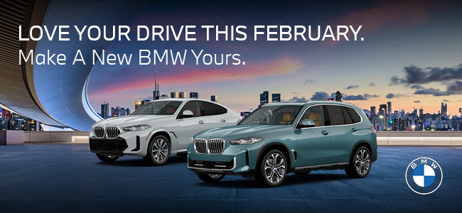 Love Your Drive This February. Make A New BMW Yours.