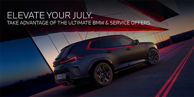 Elevate your July take advantage of the ultimate BMW and service offers