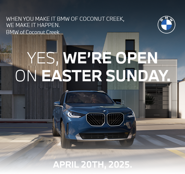 Yes we are open on Easter Sunday