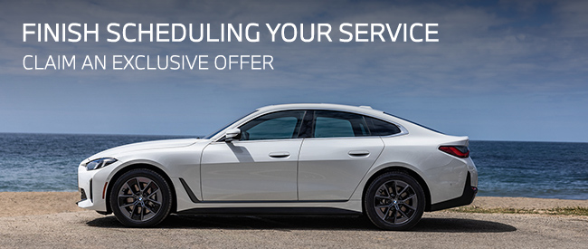 Finish Scheduling your service claim an exclusive offer