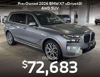 pre-owned BMW X7 offer