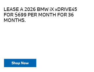 2026 BMW iX eDrive45 offer