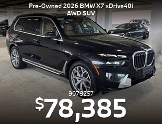 CERTIFIED PRE-OWNED 2026 BMW X7 xDrive40i AWD SUV offer