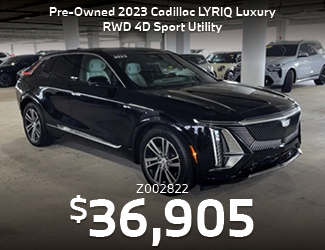PRE-OWNED 2023 Cadillac LYRIQ Luxury RWD 4D Sport Utility offer