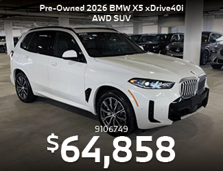 CERTIFIED PRE-OWNED 2026 BMW X5 xDrive40i AWD SUV offer
