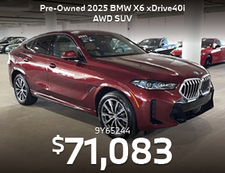 CERTIFIED PRE-OWNED 2025 BMW X6 xDrive40i AWD SUV offer