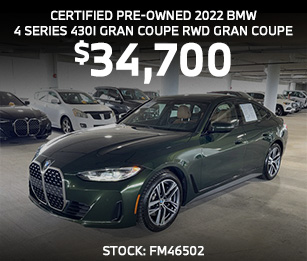 Certified Pre-Owned 2022 BMW 4 Series