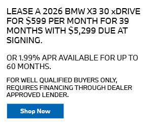 2026 BMW X3 30 xDRIVE offer