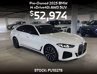 CERTIFIED PRE-OWNED 2025 BMW i4 xDrive40i AWD SUV offer