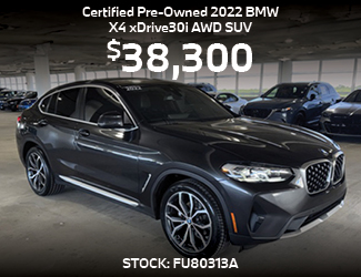 Certified Pre-Owned 2022 BMW X4 xDrive30i AWD SUV