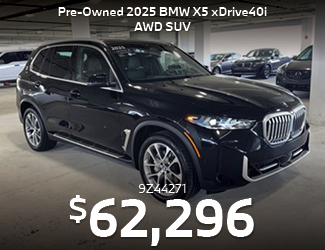 CERTIFIED PRE-OWNED 2025 BMW X5 xDrive40i AWD SUV offer