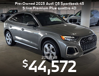 PRE-OWNED 2025 Audi Q5 Sportback 45 S line Premium Plus quattro 4D offer