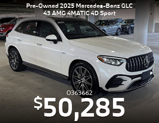 PRE-OWNED 2025 Mercedes-Benz GLC 43 AMG 4MATIC 4D Sport offer