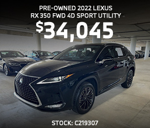 Pre-Owned 2022 Lexus RX 350 FWD 4D Sport Utility