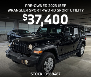 Pre-Owned 2023 Jeep Wrangler Sport 4WD 4D Sport Utility