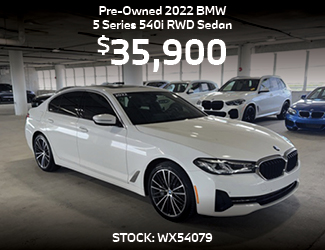 Pre-Owned 2022 BMW 5 Series 540i RWD Sedan