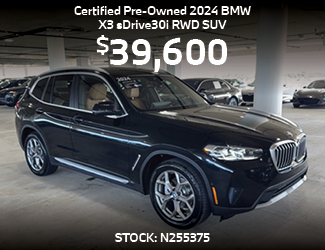 Certified Pre-Owned 2024 BMW X3 sDrive30i RWD SUV