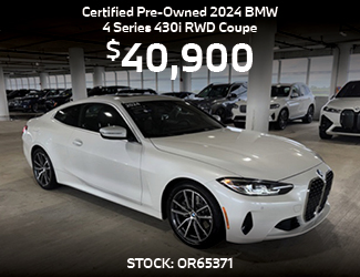 Certified Pre-Owned 2024 BMW 4 Series 430i RWD Coupe