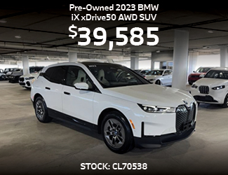 preowned BMW offer