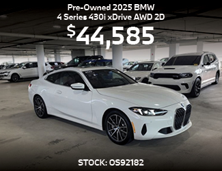 preowned BMW offer